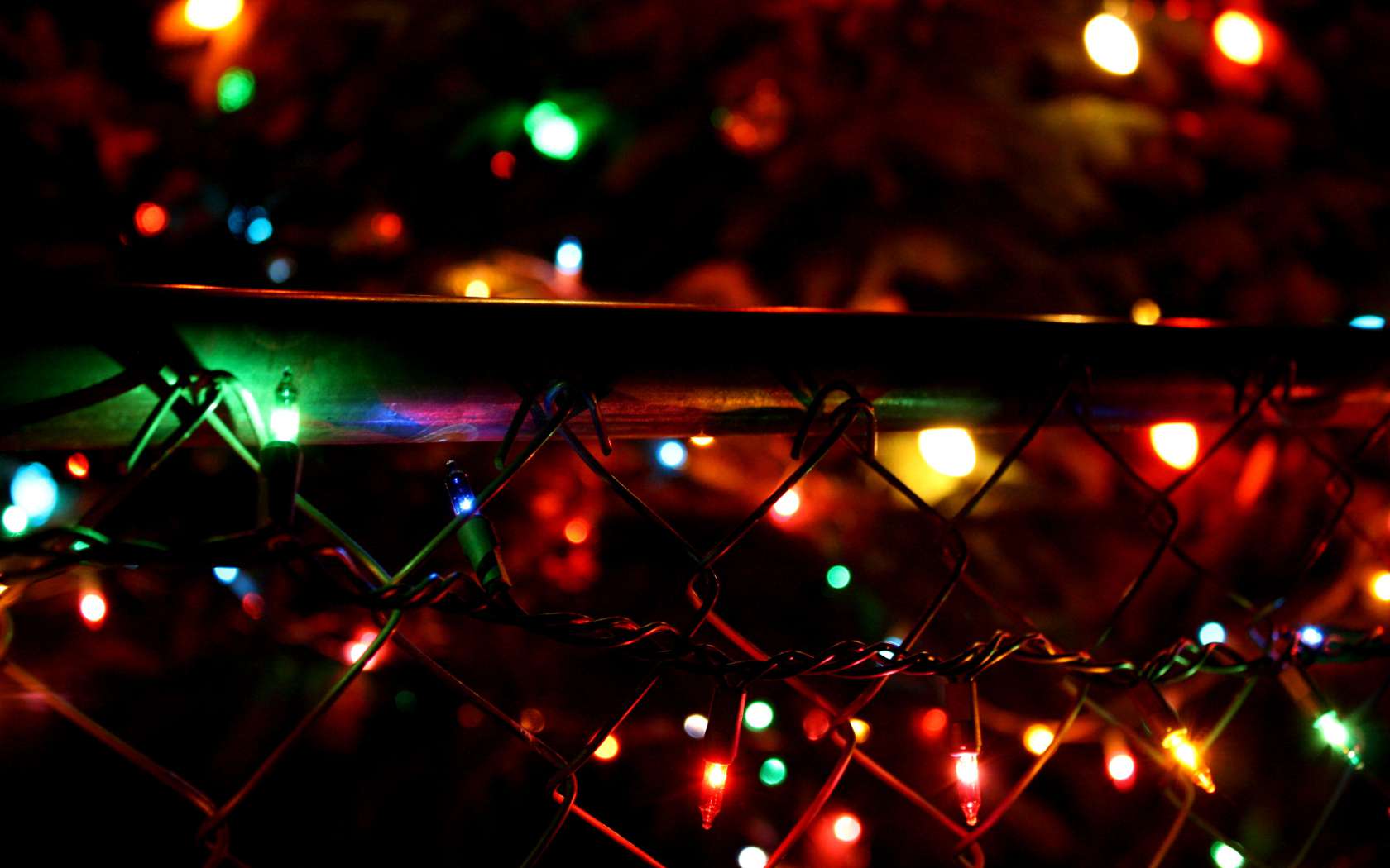Christmas Lights Background Image, Wallpaper or Texture free for any web page, desktop, phone or