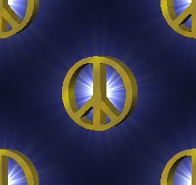 Gold Peace Signs With Star Lighting Background Image, Wallpaper or