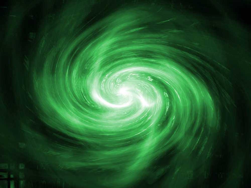 Green Galaxy Swirl Background Image, Wallpaper or Texture free for any