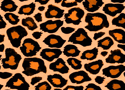 orange zebra print