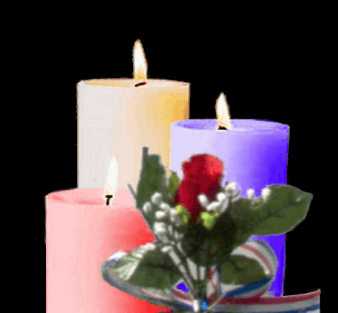Patriotic Candles With Rose Background Image, Wallpaper or Texture free