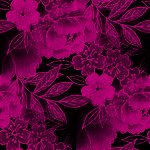 Pink And Black Floral Pattern Background Image, Wallpaper or Texture