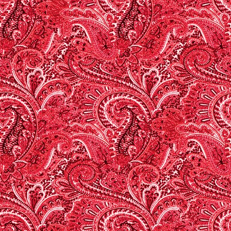 Red Paisley Pattern Background Seamless Background Image, Wallpaper or