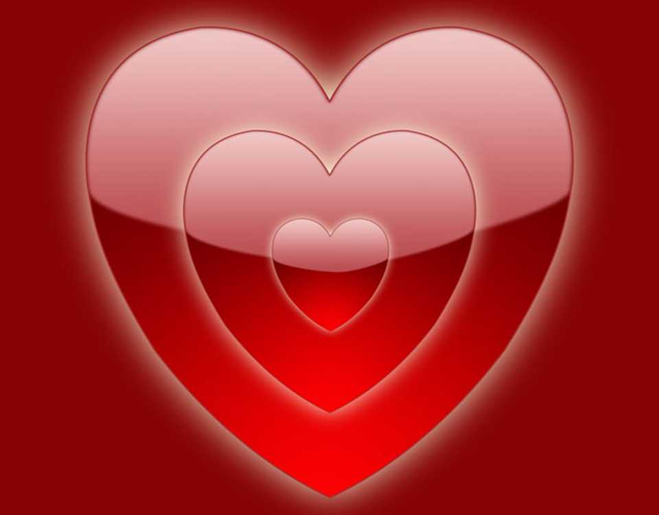 Shiney Red Heart Background Image, Wallpaper or Texture ...