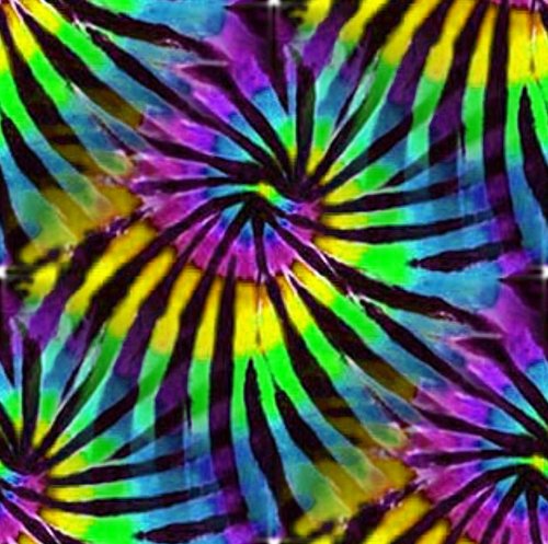 Tie Dye Tropical Colored Seamless Background Image, Wallpaper or