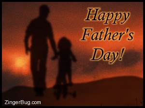 Another FathersDay image: (fathers_day_bike_sunset) for MySpace from ZingerBug.com