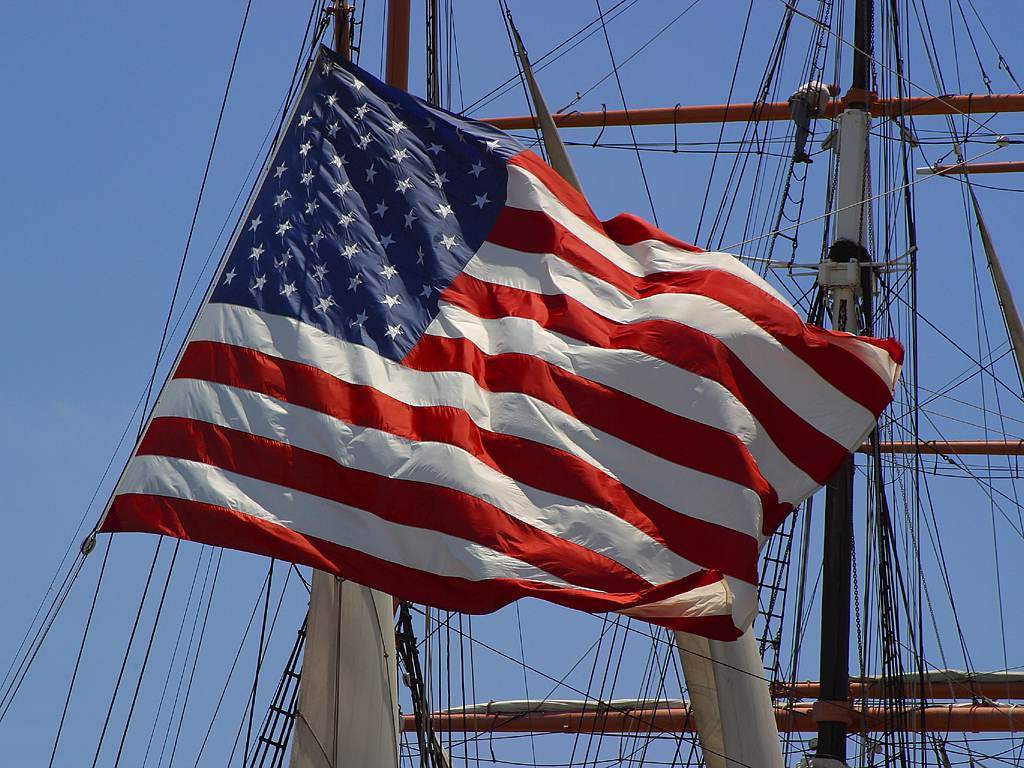 Flag on a Ship