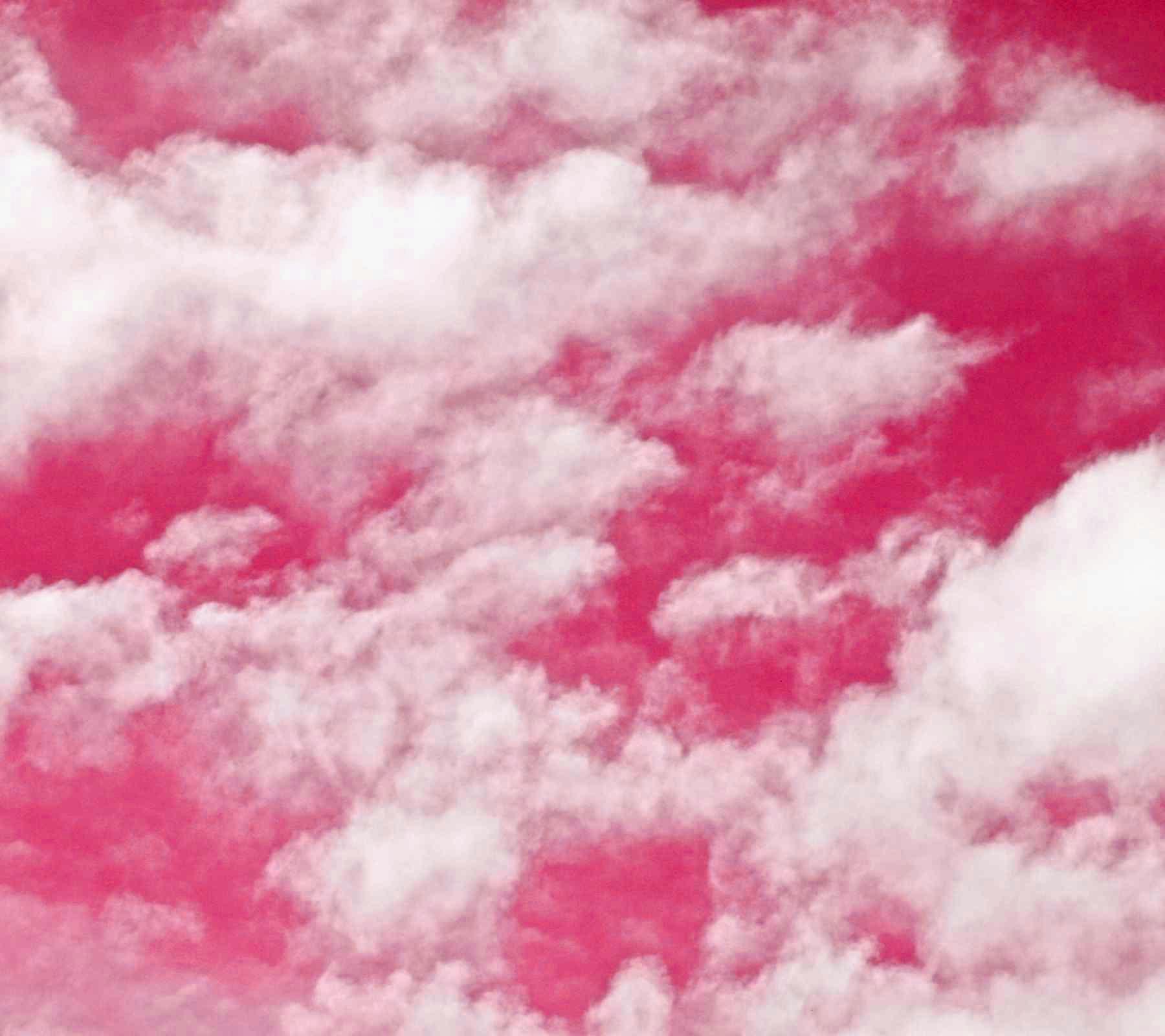 Hot Pink Sky Background With Clouds 1800x1600 Background Image ...